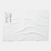 Mutter von Bride Script Gray Handtuch (Horizontal)