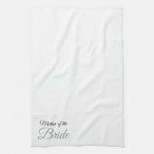Mutter von Bride Script Gray Handtuch (Vertikal)