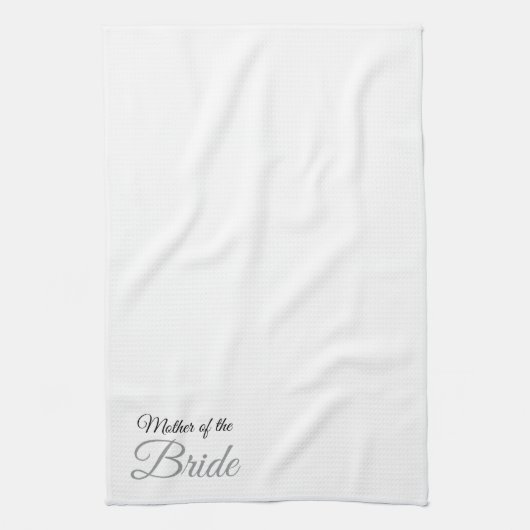 Mutter von Bride Script Gray Handtuch (Vertikal)