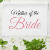 Mutter von Bride Script Pink Handtuch (Gefaltet)