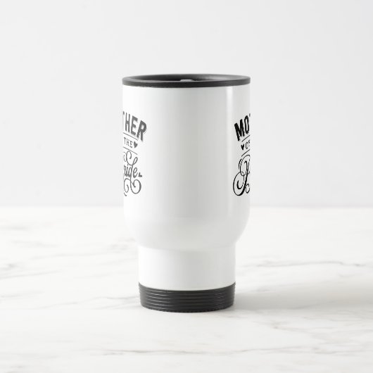 Mutter von Bride Travel Mug Reisebecher (Mittel)