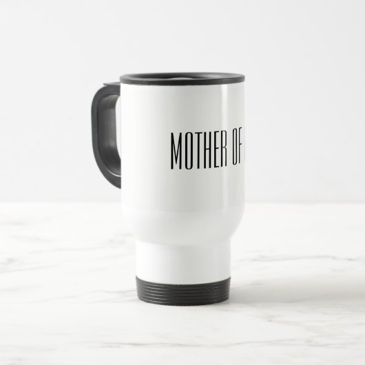 Mutter von Bride Travel Mug Reisebecher (Vorderseite Links)
