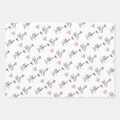 Mutter von Brillenwickelpapier Set aus 3 Flachblät Geschenkpapier Set (Vorderseite 3)