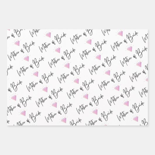 Mutter von Brillenwickelpapier Set aus 3 Flachblät Geschenkpapier Set (Vorderseite 3)