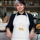 Mutter von Cavalier King Charles Spaniel Gold Schürze