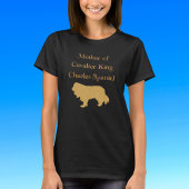 Mutter von Cavalier King Charles Spaniel Gold T-Shirt