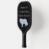 Mutter von Cavalier King Charles Spaniel Silver Pickleball Schläger (Links)