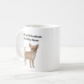 Mutter von Chihuahuas, Vorname Kaffeetasse (Vorderseite Links)