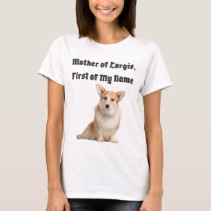 Mutter von Corgis, Vorname T-Shirt