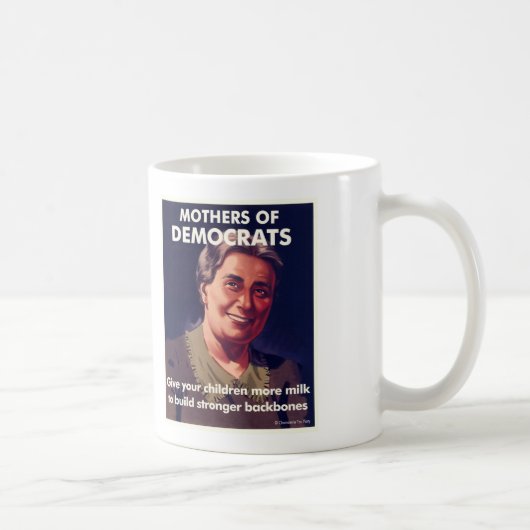 Mütter von Demokrat-Tasse Kaffeetasse (Rechts)