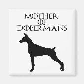 Mutter von Dobermans Magnet (Vorne)