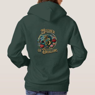 Mutter von Dragons Mama und Baby Dragon Hoodie