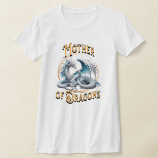 Mutter von Dragons Mama und Baby Dragon T-Shirt
