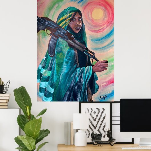 Mutter von Eritrea Poster (Heimbüro)