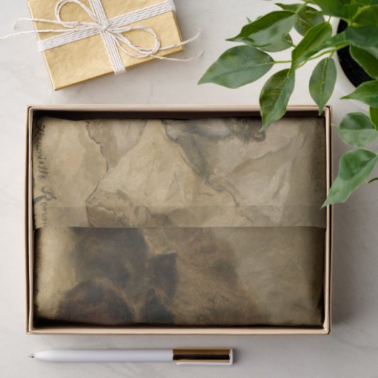 Mutter von Henriette Ronner-Knip Seidenpapier (Geschenk)