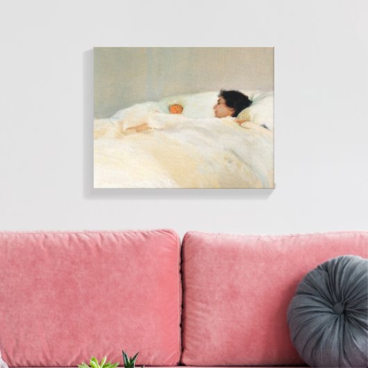 Mutter von Joaquin Sorolla Mutter und Tochter in s Leinwanddruck (Insitu (Wohnzimmer))