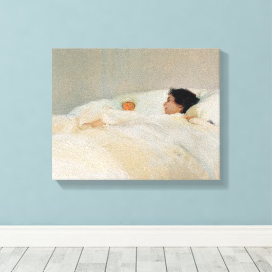 Mutter von Joaquin Sorolla Mutter und Tochter in s Leinwanddruck (Insitu (Holzboden))
