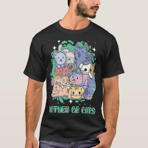 Mutter von Katzen Katze Katze Mama Kätzchen Katzen T-Shirt