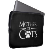 Mutter von Katzen Laptopschutzhülle (Vorne Rechts)