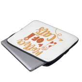 Mutter von Katzen Laptopschutzhülle (Vorne Knopf)