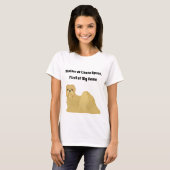 Mutter von Lhasa Apsos, Vorname T-Shirt (Vorne ganz)