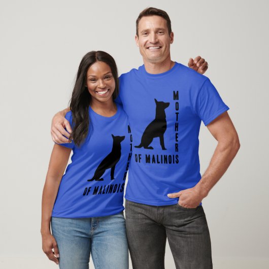 Mutter von Malinois Retro T-Shirt (Unisex)