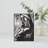 Mutter von Mikulas Galanda  Postkarte (Stehend Vorderseite)