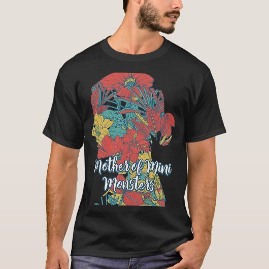 Mutter von Mini Monsters Kleinkind Mama Kinder Mam T-Shirt (Vorderseite)