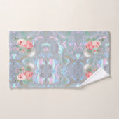 Mutter von Pearl Abalone Pink Roses Badhandtuch Set (Handtuch)