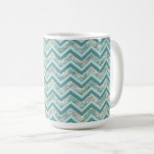Mutter von Pearl Aquamarin ZigZag Kaffeetasse (VorderseiteRechts)