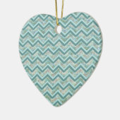 Mutter von Pearl Aquamarin ZigZag Keramikornament (Links)