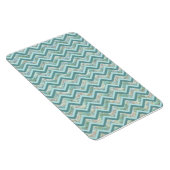 Mutter von Pearl Aquamarin ZigZag Magnet (Rechte Seite)
