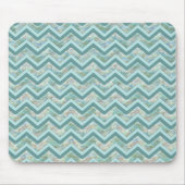 Mutter von Pearl Aquamarin ZigZag Mousepad (Vorne)