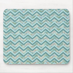 Mutter von Pearl Aquamarin ZigZag Mousepad