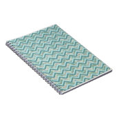 Mutter von Pearl Aquamarin ZigZag Notizblock (Rechte Seite)