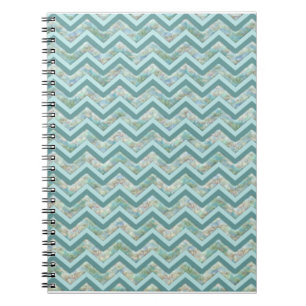 Mutter von Pearl Aquamarin ZigZag Notizblock