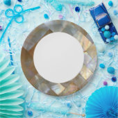 Mutter von Pearl Capiz Weave Pappteller (Party)