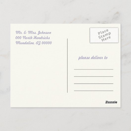 Mutter von Pearl Danke, Postcard Postkarte (Rückseite)