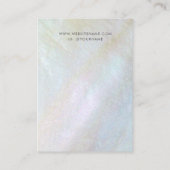 Mutter von Pearl Elegant Earring Display Visitenkarte (Rückseite)