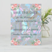 Mutter von Pearl Elegant Wedding Save the Date Einladung (Stehend Vorderseite)