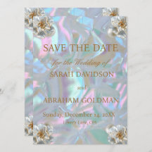 Mutter von Pearl Elegant Wedding Save the Date
