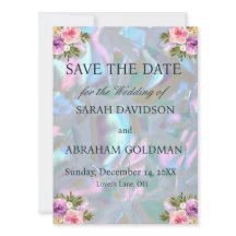 Mutter von Pearl Elegant Wedding Save the Date
