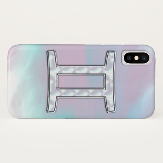 Mutter von Pearl Gemini Zodiac Symbol Case-Mate iPhone Hülle (Rückseite (Horizontal))
