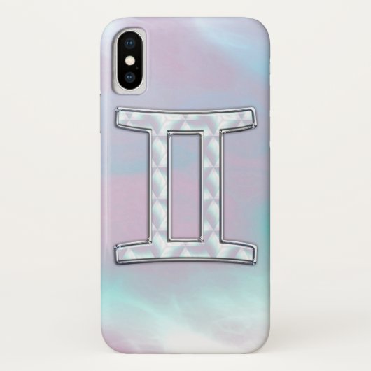 Mutter von Pearl Gemini Zodiac Symbol Case-Mate iPhone Hülle (Rückseite)