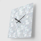 Mutter von Pearl Mosaic Quadratische Wanduhr (Winkel)