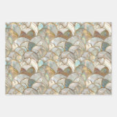 Mutter von Pearl Mosaic Wrapping Paper Sheet Set Geschenkpapier Set (Vorderseite 3)