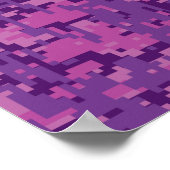 Mutter von Pearl Sagittarius Symbol Fuchsia Camouf Poster (Ecke)