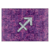 Mutter von Pearl Sagittarius Symbol Fuchsia Camouf Schneidebrett (Vorderseite)