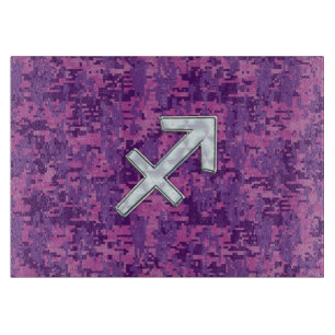 Mutter von Pearl Sagittarius Symbol Fuchsia Camouf Schneidebrett