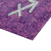 Mutter von Pearl Sagittarius Symbol Fuchsia Camouf Schneidebrett (Ecke)